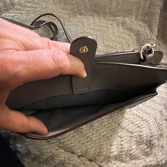 Coach Gray Crossbody Bag with Pebbled Leather - Picture 7 of 13